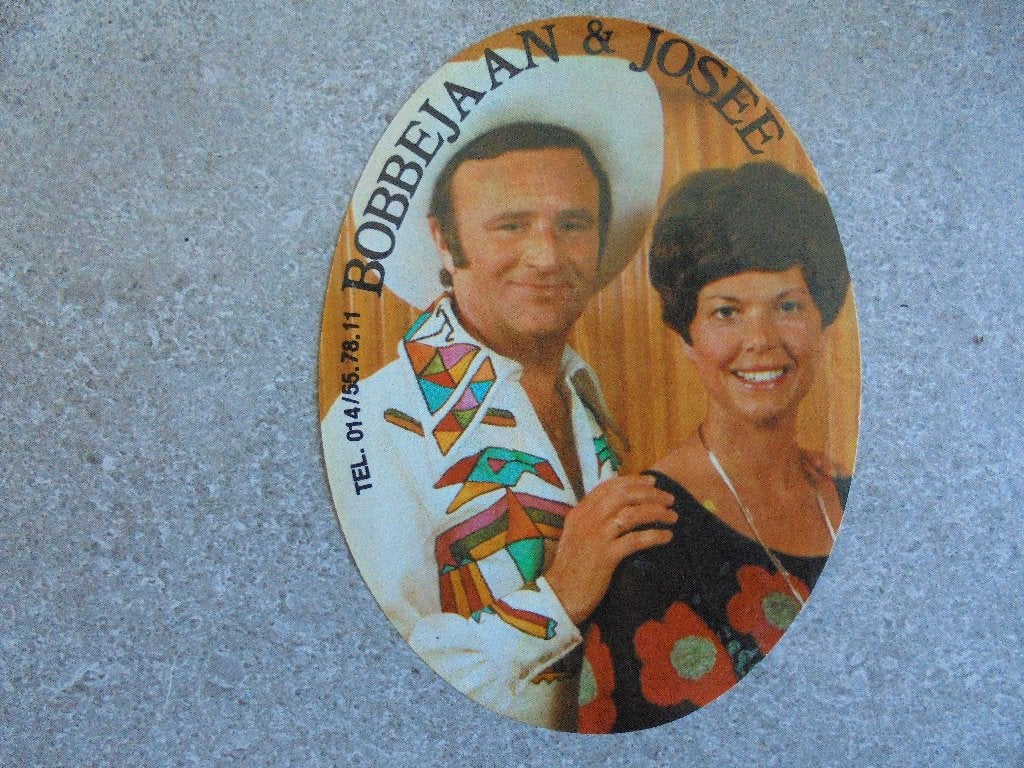 Sticker Bobbejaan en josee, Verzamelen, Ophalen of Verzenden