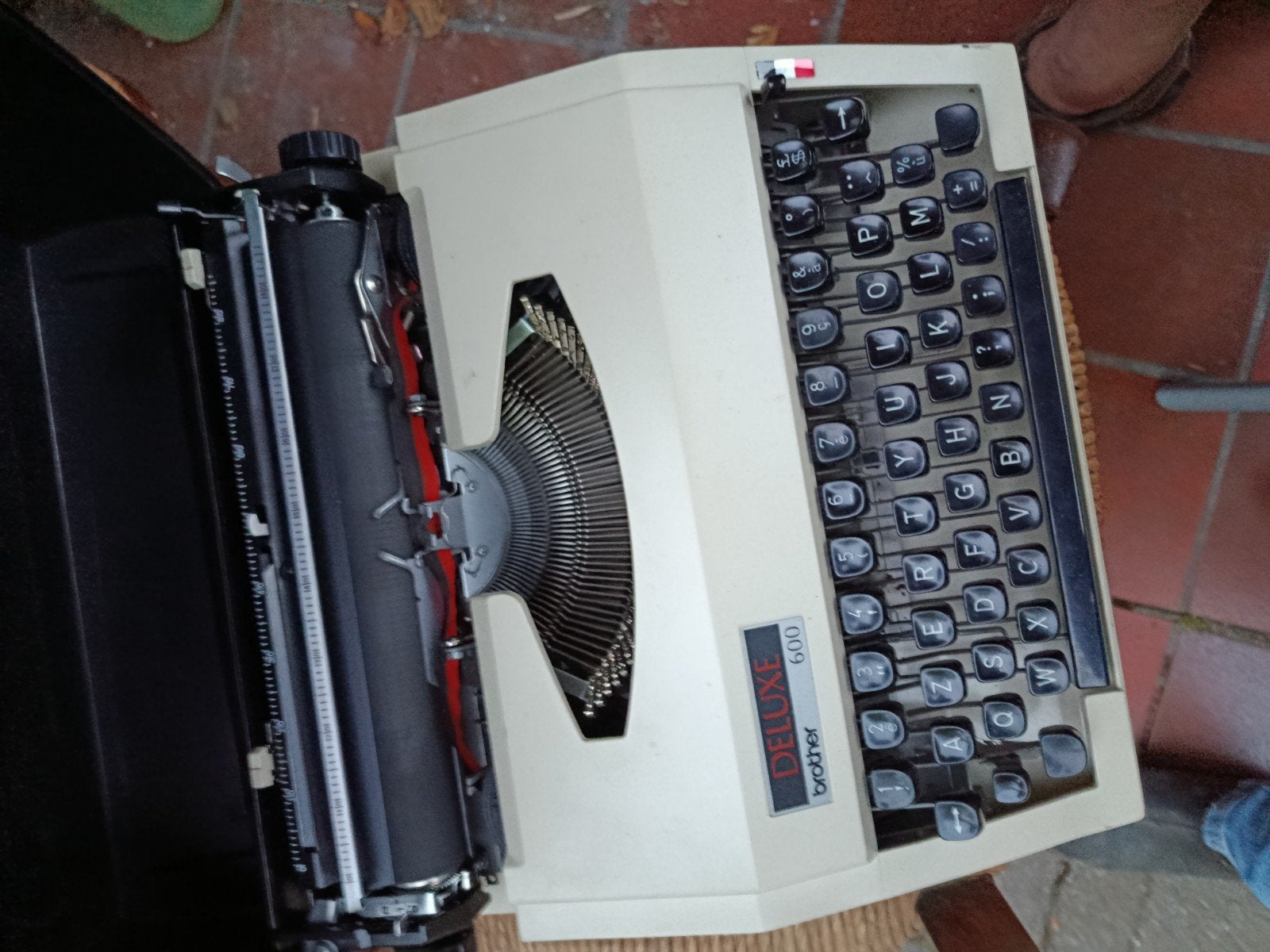 Retro typemachine, Ophalen
