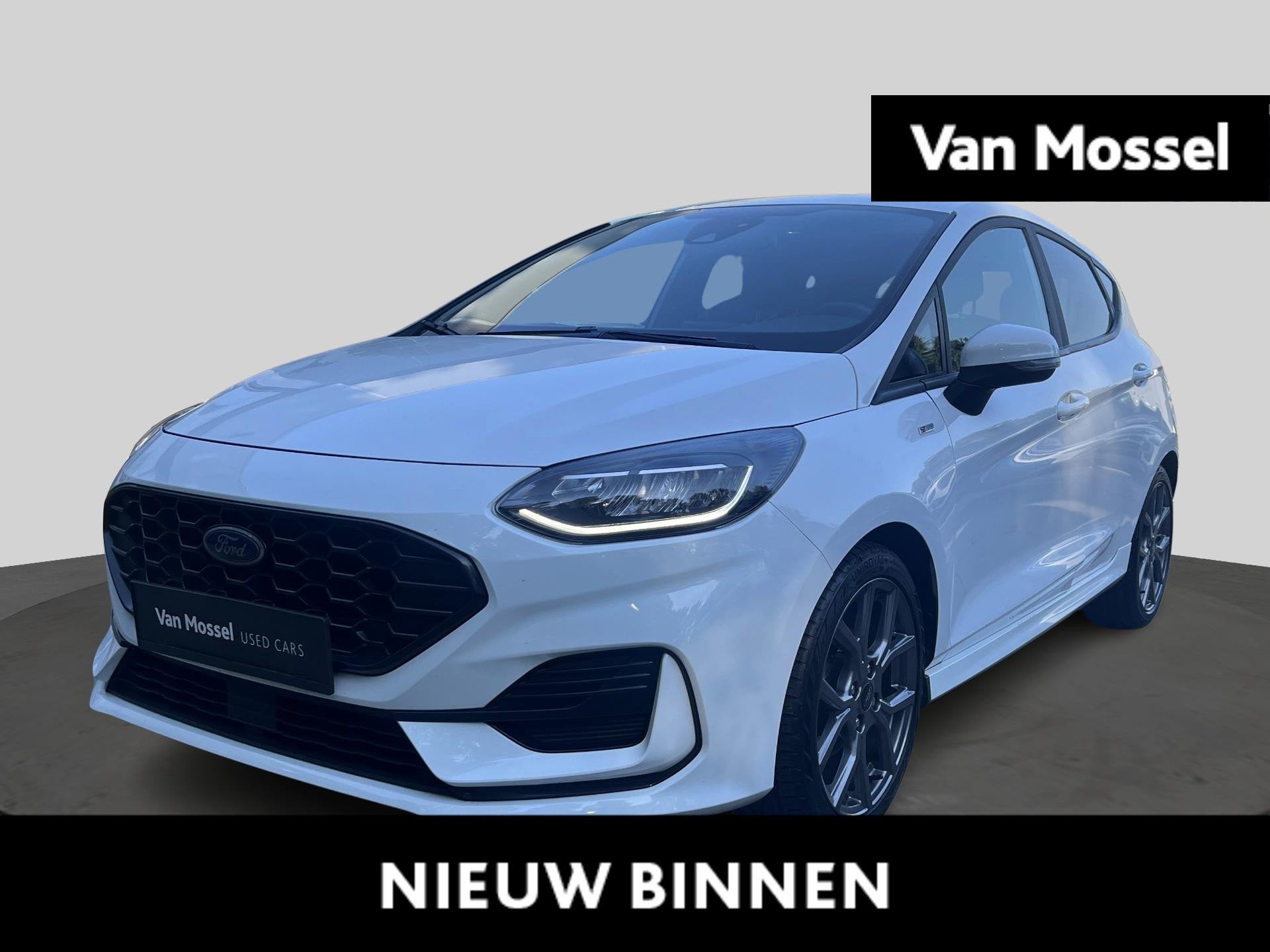 Ford Fiesta 1.0 EcoBoost Hybrid ST-Line - Winterpack, Auto's, Voorwielaandrijving, Euro 6, Wit, Bedrijf