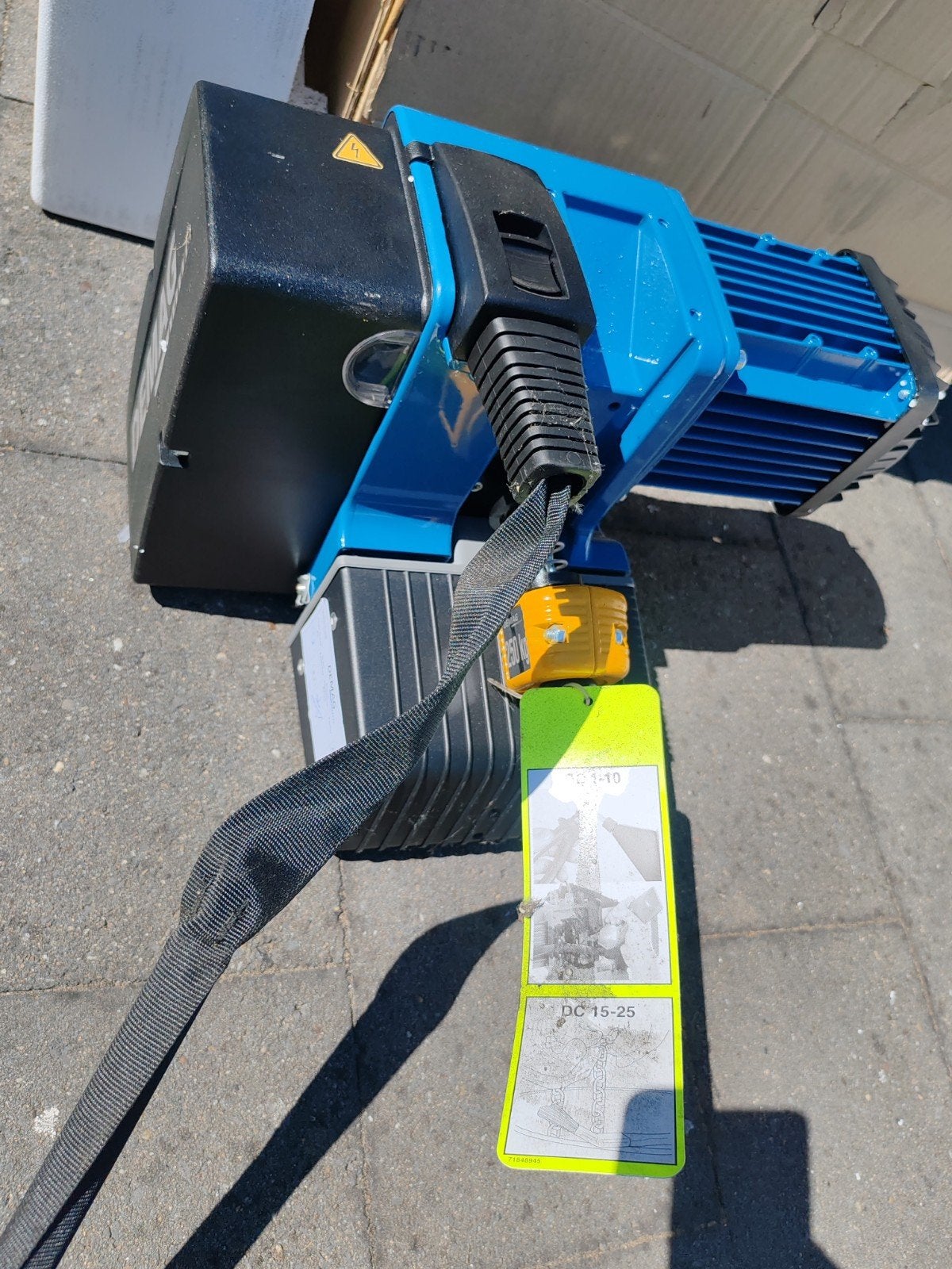 Demag elektrische takel 250kg, Doe-het-zelf en Bouw, Ophalen, Nieuw, Elektrisch