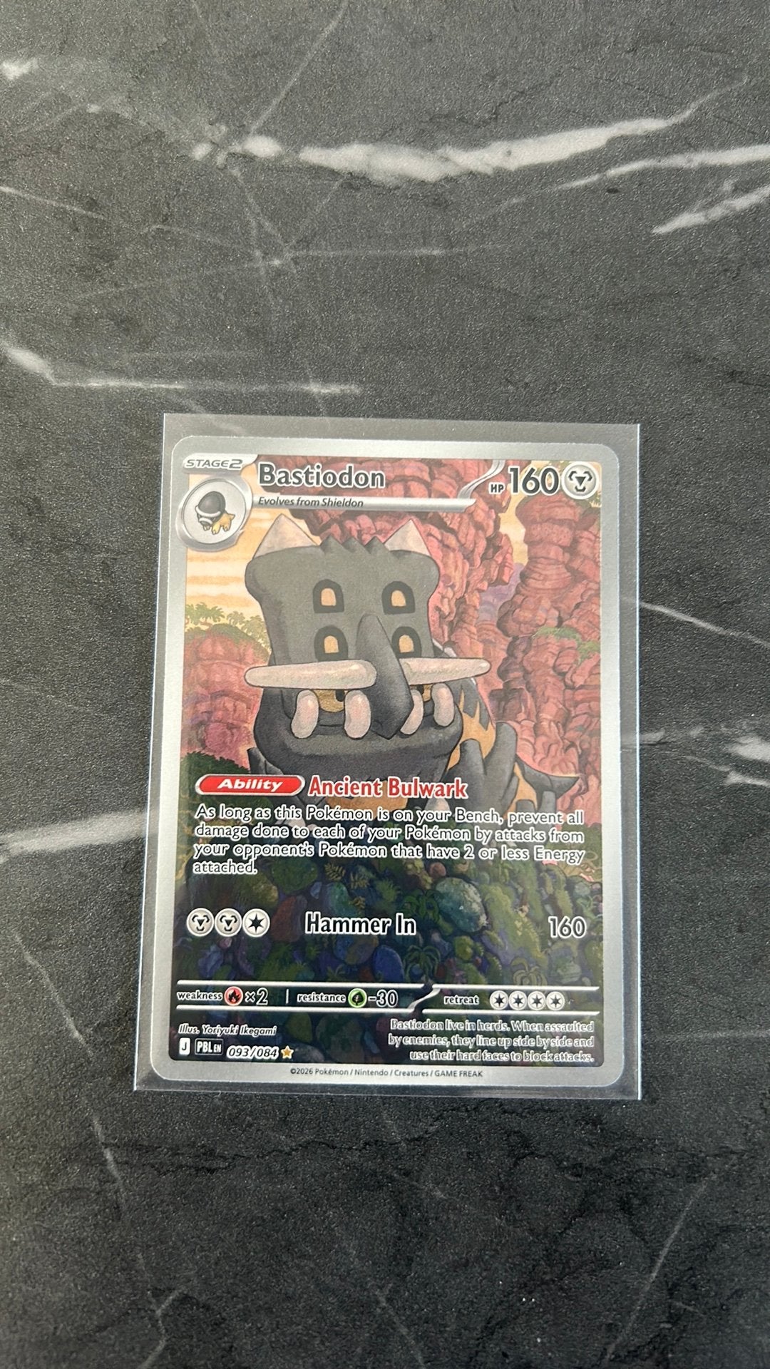 Bastiodon 093/084 (pokémon), Hobby en Vrije tijd, Ophalen, Zo goed als nieuw