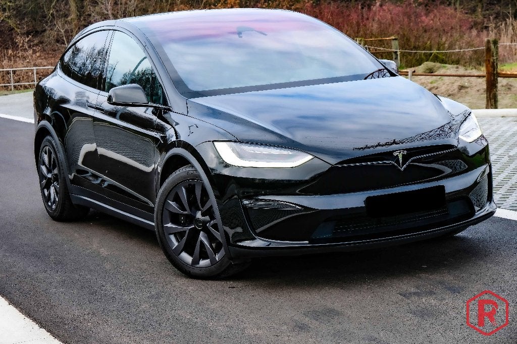 Tesla Model X Long Range Facelift 6zits Yoke AWD TVArécup., Autos, Cuir, Model X, Euro 6, Entreprise