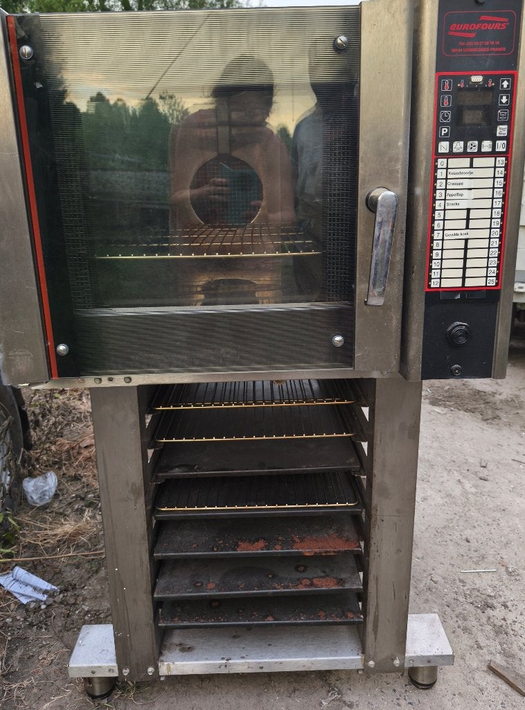Proffesionele bakoven, Electroménager, Fours, Enlèvement, Utilisé, Air chaud, Autoportant
