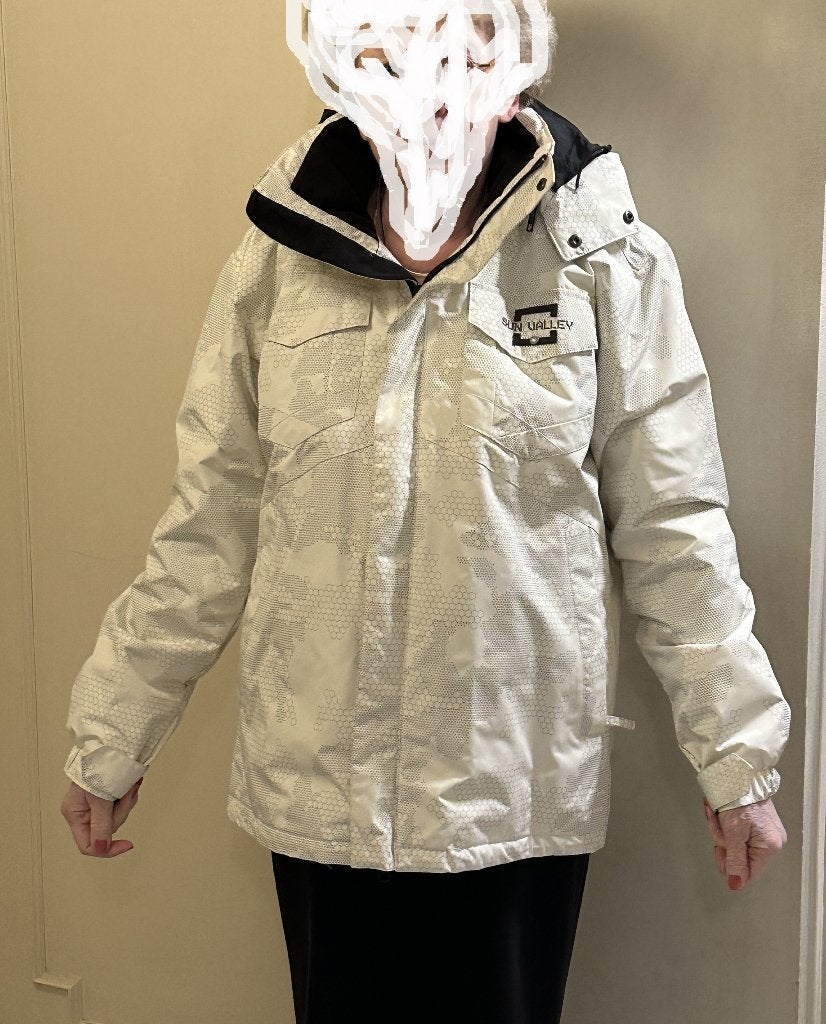 Veste de ski blanche mixte (homme ou femme), Sun Valley,, Sports & Fitness, Neuf, Autres marques, Enlèvement, Ski