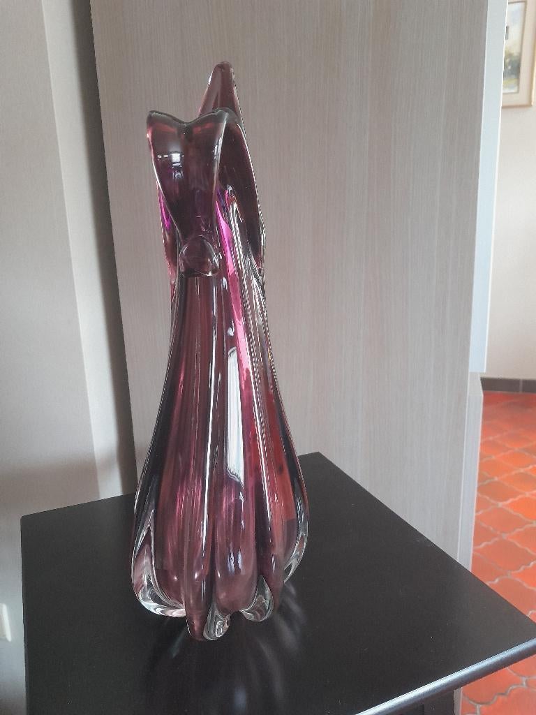 vintage vaas in glas, Enlèvement
