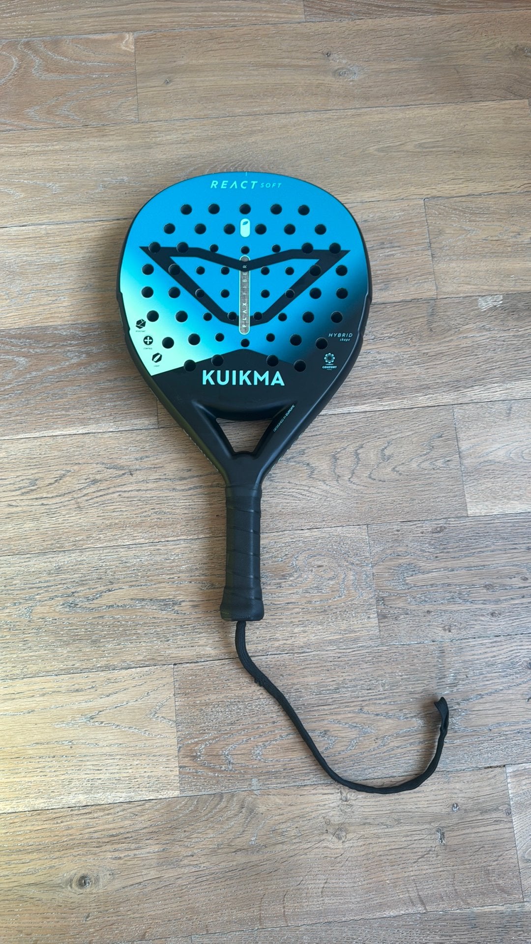 Kuikma PR React Soft padelracket – zo goed als nieuw, Sport en Fitness, Padel, Ophalen, Zo goed als nieuw, Padelracket