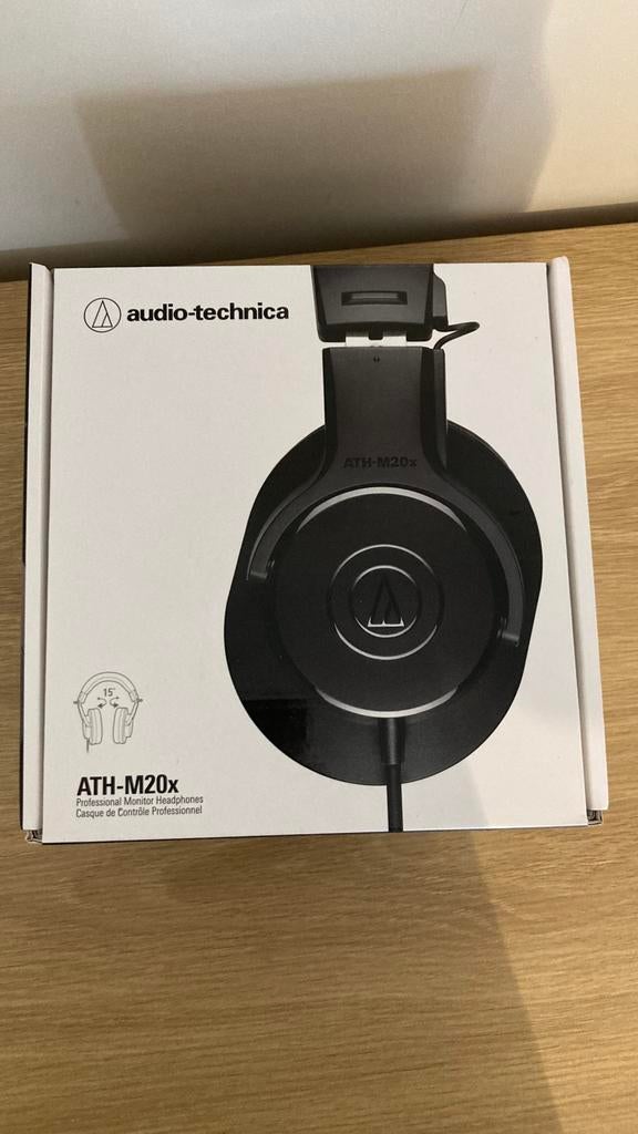 Casque Audio Technica ATH m20x, Ophalen, Zo goed als nieuw