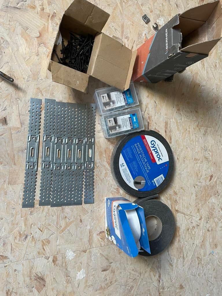 Overschot gyproc incl 2 gyproc platen 60x240, Ophalen, Nieuw
