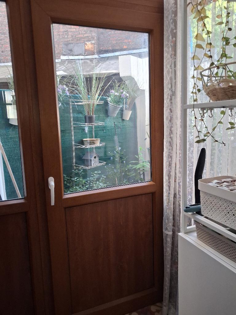 Porte pour terrasse ou jardin en pvc, Bricolage & Construction, Enlèvement, Neuf, Double vitrage