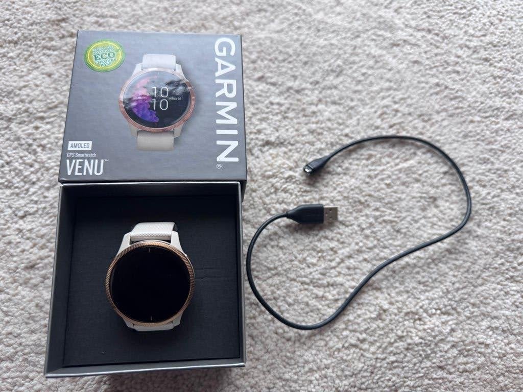 Garmin sporthorloge Venu 1, Verzenden, Wit, Garmin, IOS