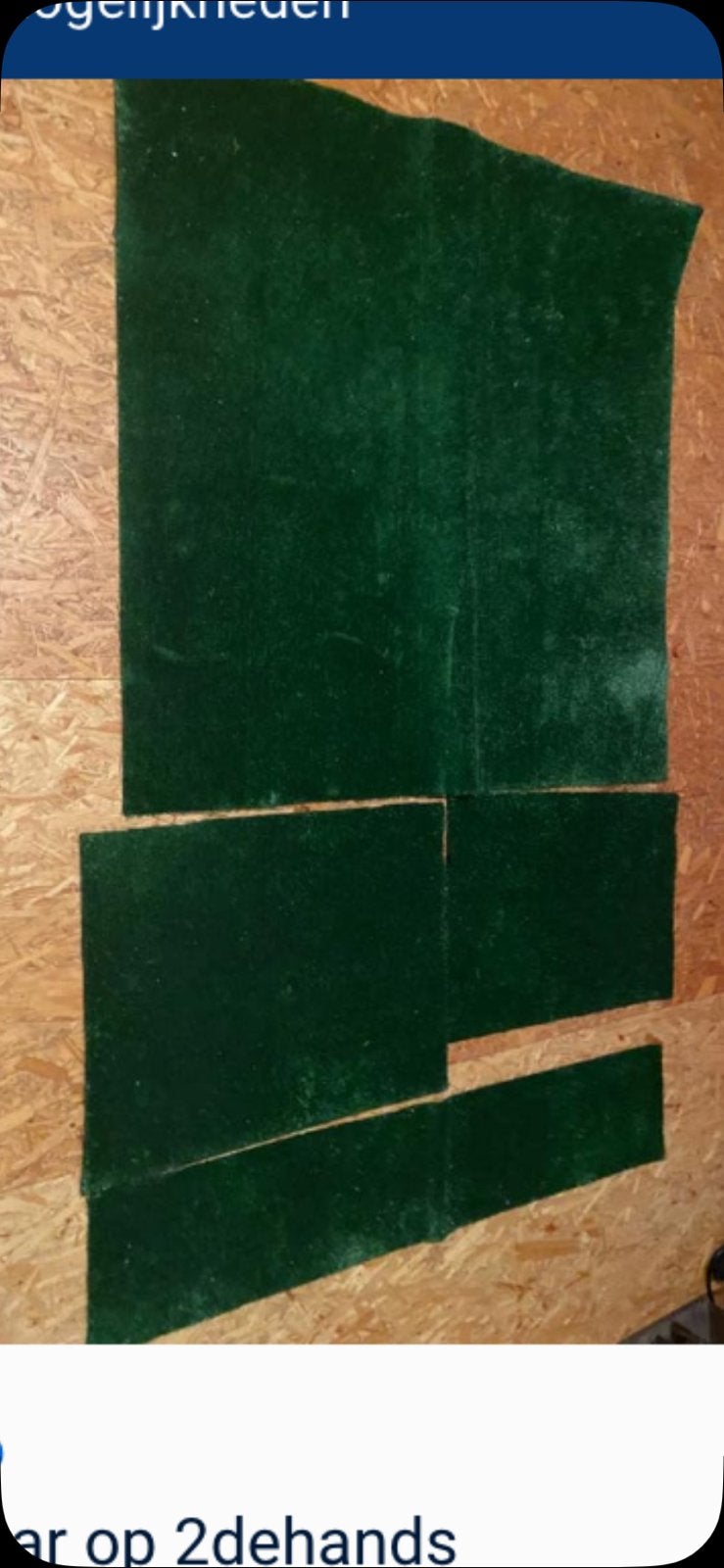 Kunstgras, Maison & Meubles, Ameublement | Revêtements de sol, Enlèvement ou Envoi, Comme neuf, Vert, Autres types
