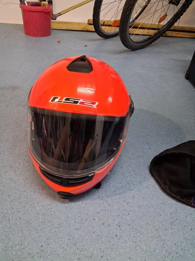 Casque moto orange, Motos, Autres marques, Femmes, Seconde main, Enlèvement