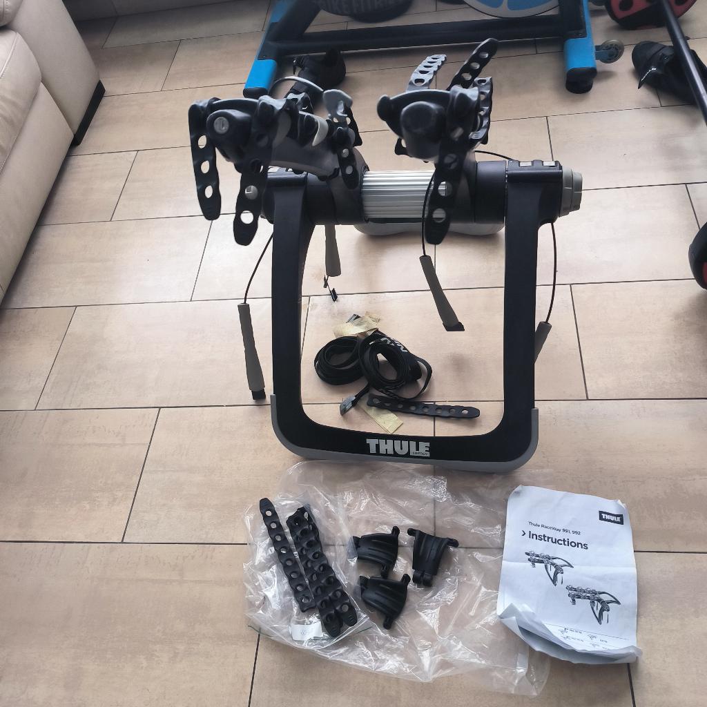 THULE RaceWay 992 fietsenrek voor 3 fietsen, Auto diversen, Fietsendragers, Ophalen, 3 fietsen of meer, Gebruikt, Achterklepdrager