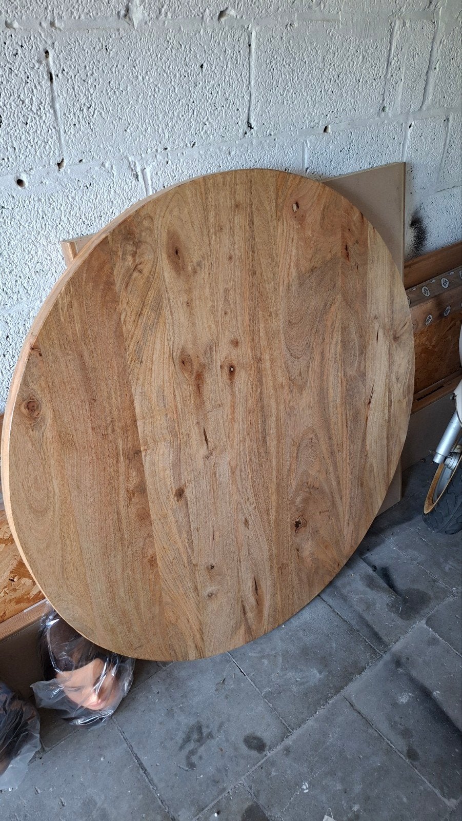 Mango houten tafelblad, Maison & Meubles, Enlèvement ou Envoi, Dessus de la table