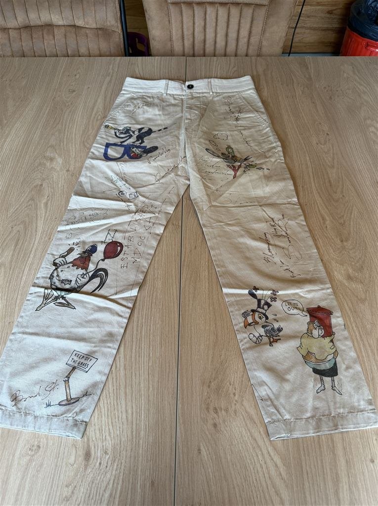 Burberry Doodle Cropped Chino Dames Beige - Maat 44 - 2017 C, Ophalen of Verzenden, Nieuw, Beige