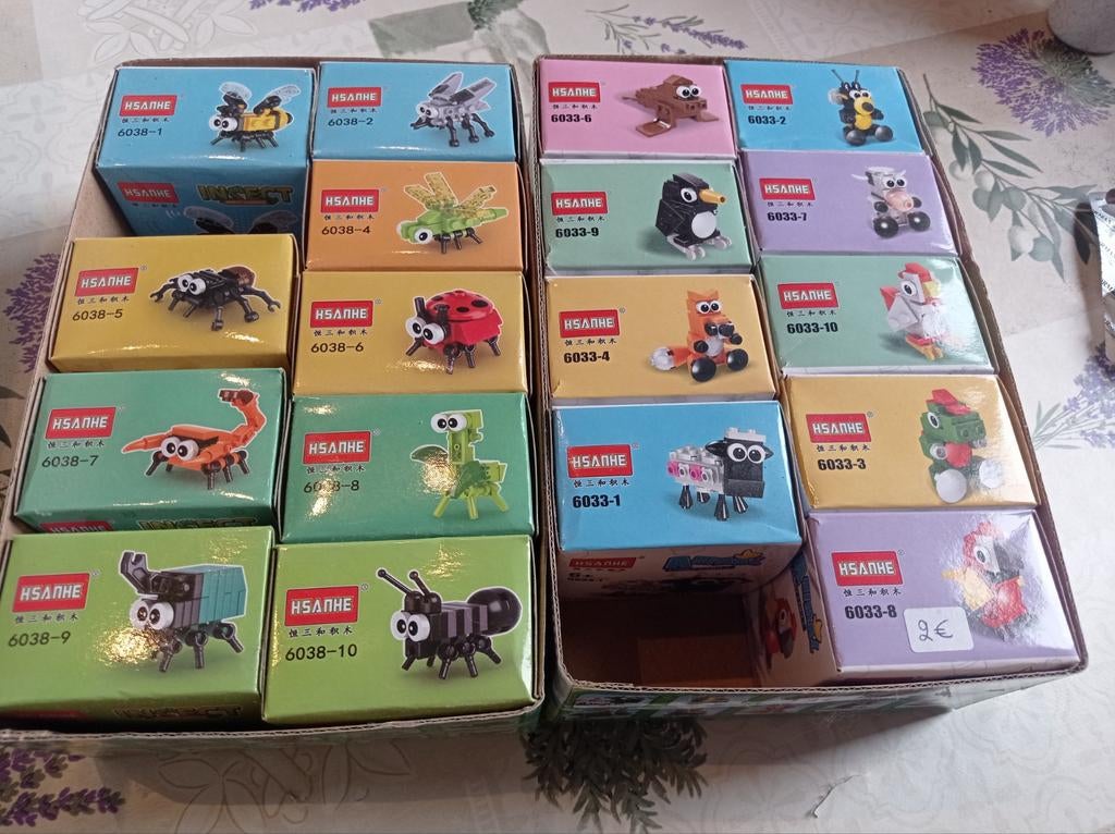 Dieren figuurtjes met blokken, Lego Primo, Nieuw, Ophalen of Verzenden, Compleet