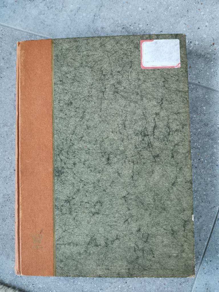 gemarmerd vintage postzegelalbum met 32 witte pagina's, Postzegels en Munten, Postzegels | Toebehoren, Verzenden, Verzamelalbum