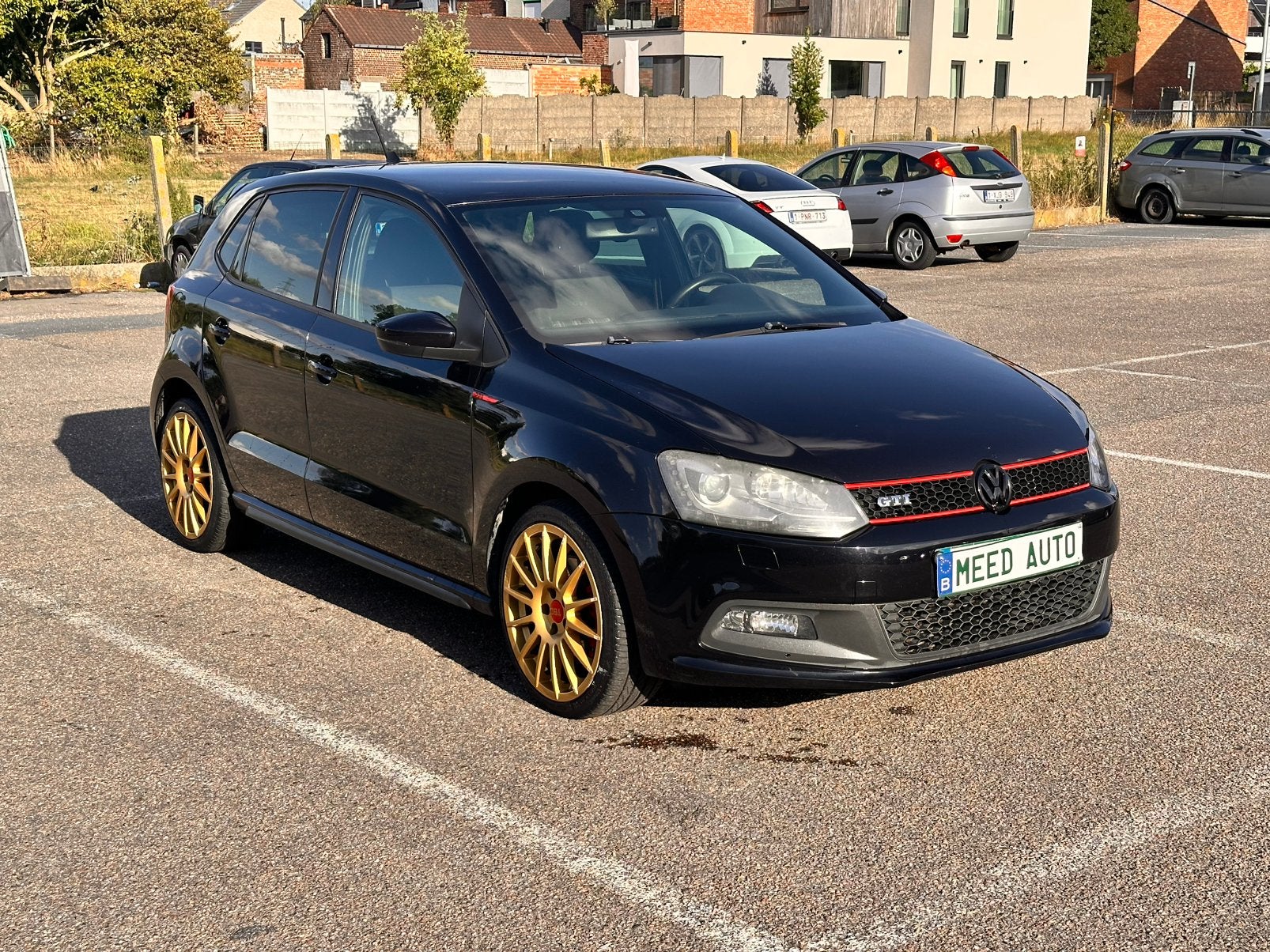 Volkswagen Polo GTI 1.4 TSI DSG—180pk klaar voor registratie, Auto's, Automaat, Euro 5, Zwart, Bedrijf