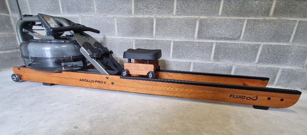 Rameur Fluid Rower Appolo V, Sport en Fitness, Ophalen, Zo goed als nieuw, Roeitrainer