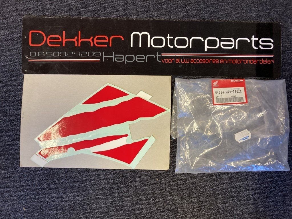sticker cbr600f 1993 64314-MV9-930ZA PC25, Motos, Neuf, -, -, -