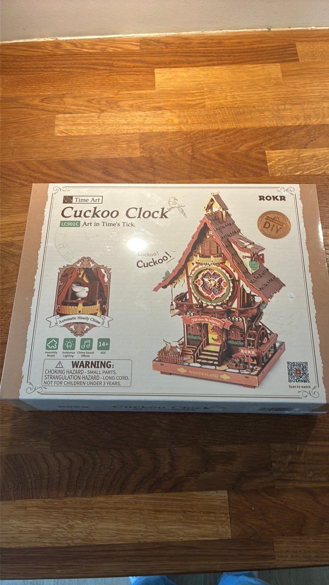 Cuckoo Clock Time Art, Hobby en Vrije tijd, Kaarten | Zelfgemaakt, Ophalen, Nieuw