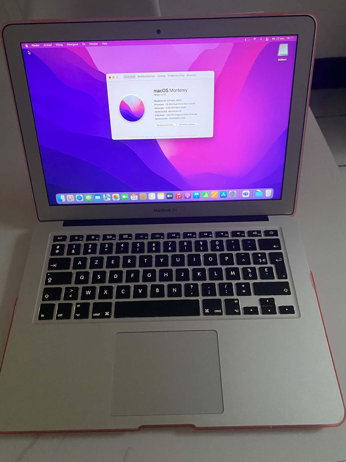 Macbook air 2017, Computers en Software, Ophalen, Zo goed als nieuw, MacBook
