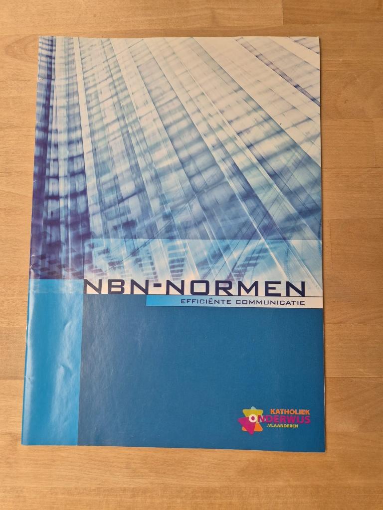 NBN Normen, Ophalen of Verzenden, Gelezen, Hogeschool, Katholieke Hogeschool