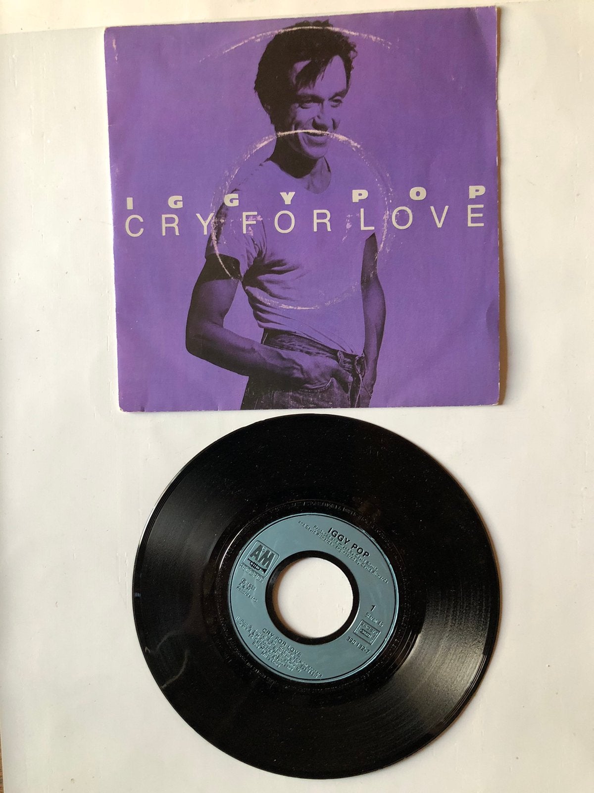 Iggy Pop: Cry for love ( 1986), Verzenden, Zo goed als nieuw, Pop