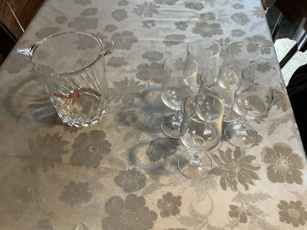 Glazen, Ophalen