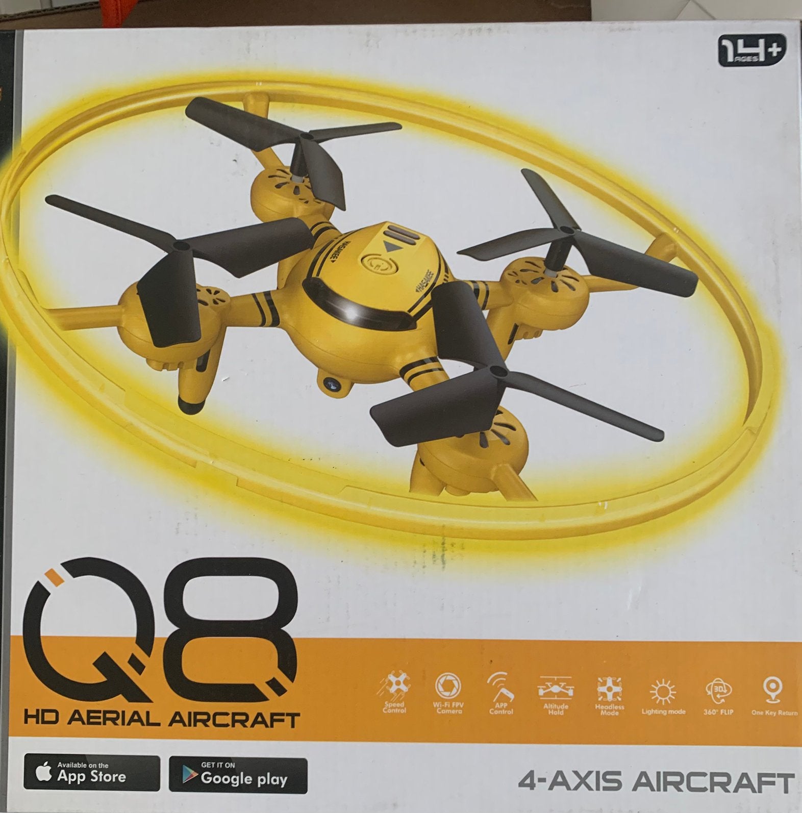 Drone Hasakee Q8 HD Aerial Aircraft, Kinderen en Baby's, Ophalen of Verzenden, Zo goed als nieuw