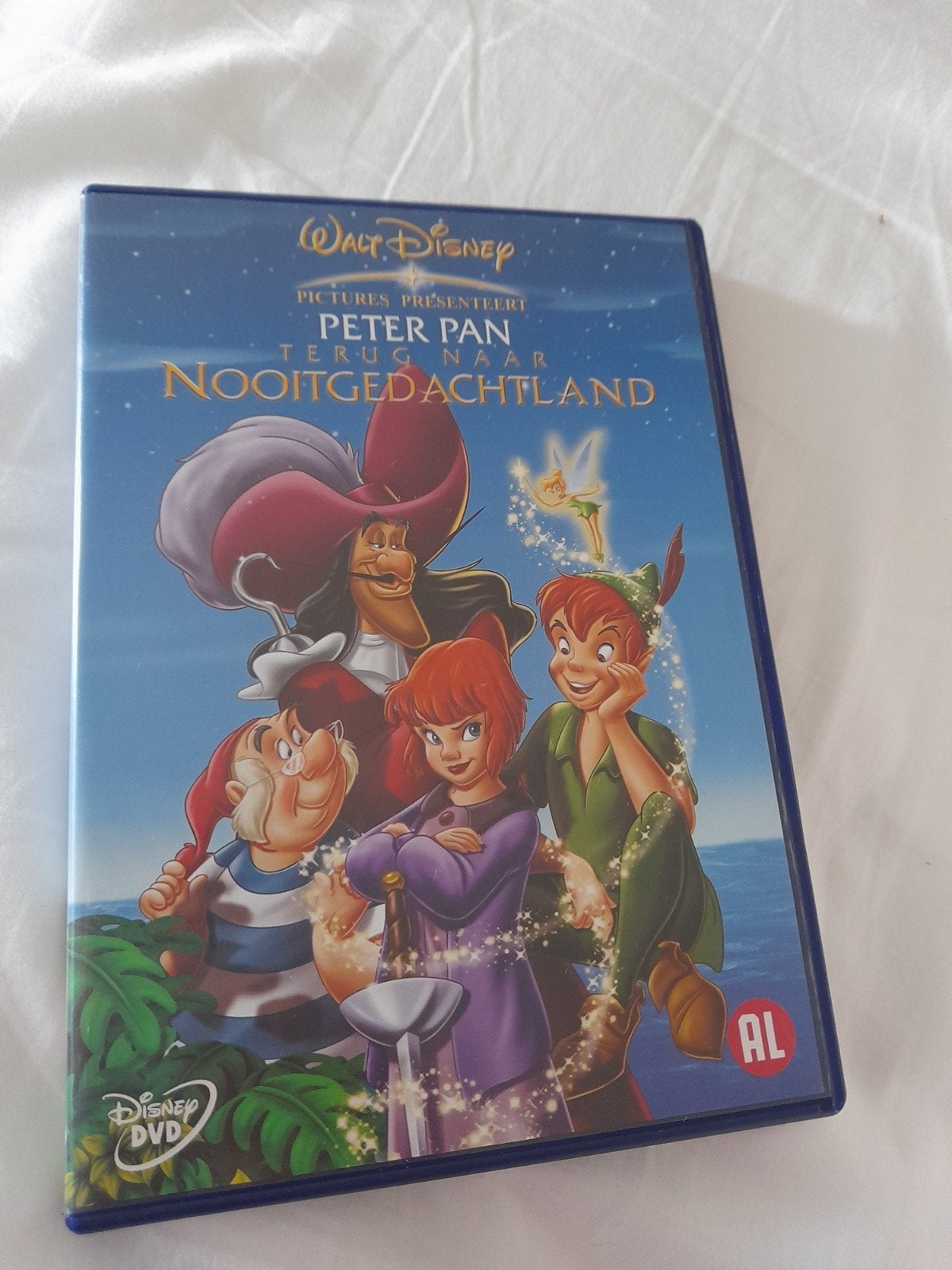 DVD Peter Pan Terug naar nooit gedachten land, Animatie, Alle leeftijden, Nederlands, Ophalen of Verzenden