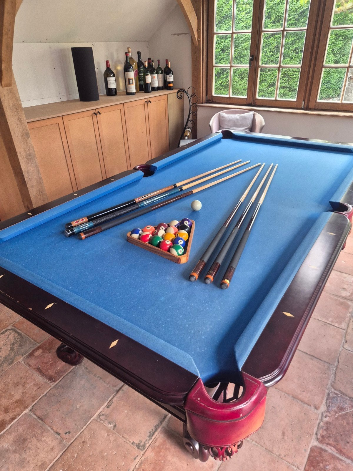 Pool biljart pooltafel, Sport en Fitness, Biljarten en Poolen, Ophalen, Pooltafel