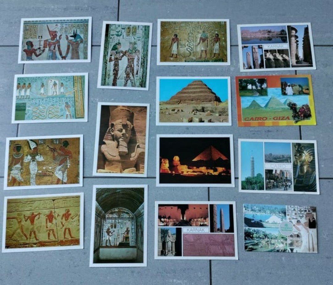 Postkaarten Egypte, Ophalen