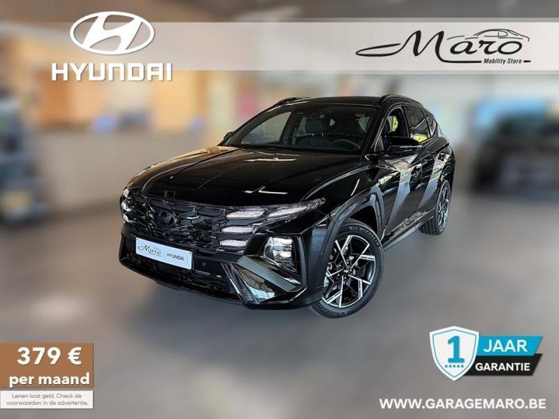 Hyundai Tucson 1.6T-GDi HYBRIDE Shine N-Line Sens.  | FULL O, Automaat, 239 pk, Overige brandstoffen, Zwart