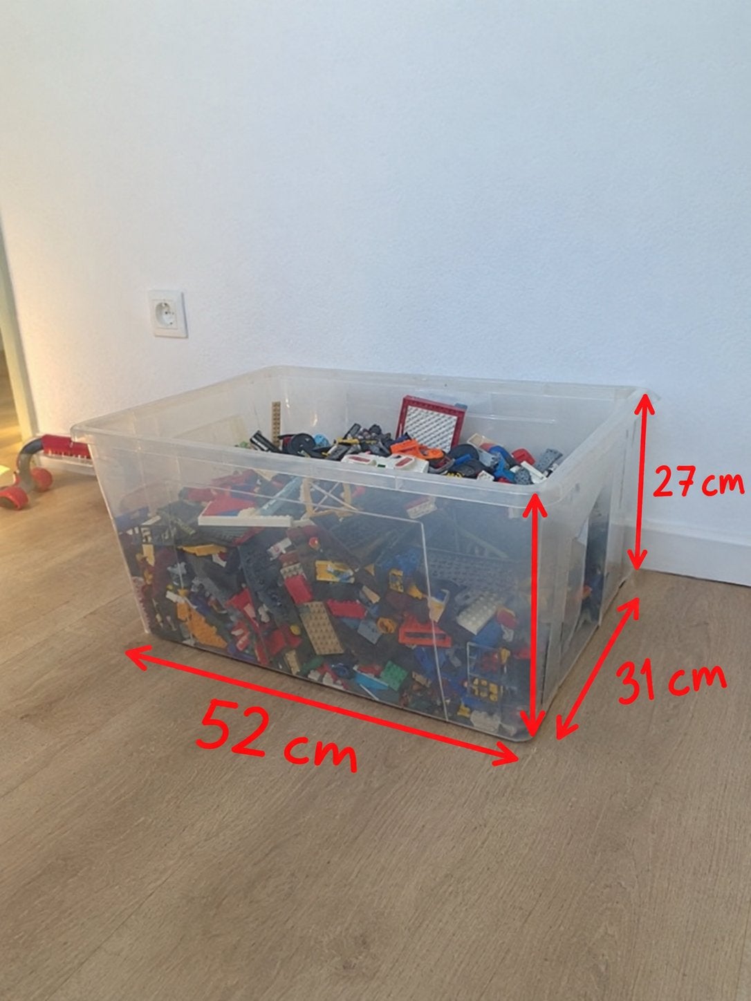 LEGO doos random blokken, Kinderen en Baby's, Ophalen, Gebruikt, Lego