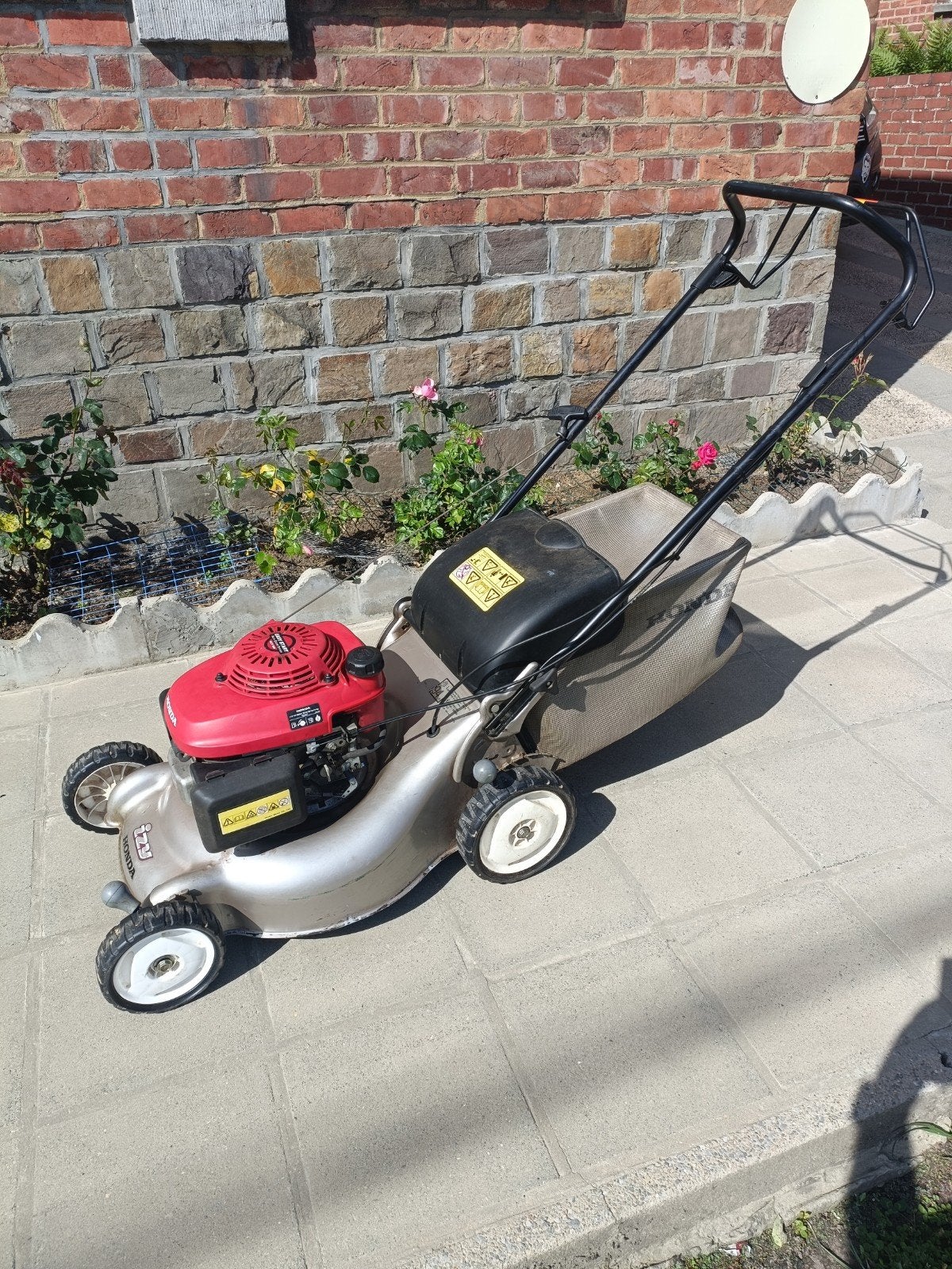 Tondeuse autotractée essence IZY HONDA GCV135-48cm de coupe, Jardin & Terrasse, Tondeuses à gazon, Enlèvement, Bac de ramassage