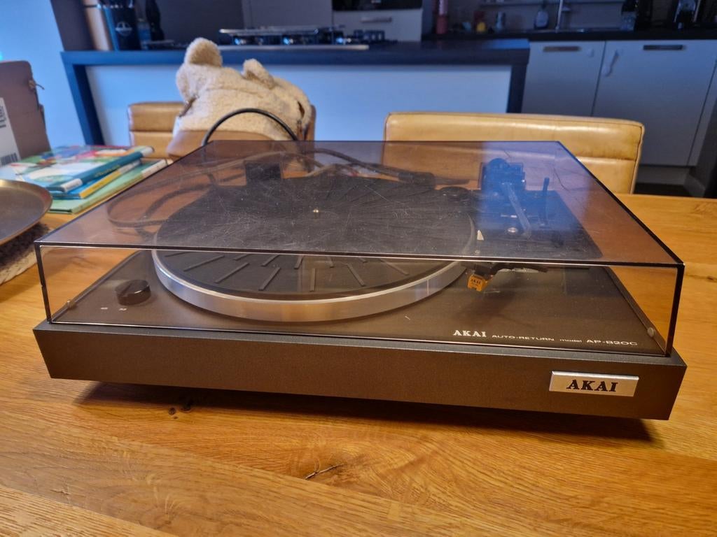 Vintage Akai AP-B20C platenspeler met auto return, Audio, Tv en Foto, Platenspelers, Ophalen, Platenspeler, Akai