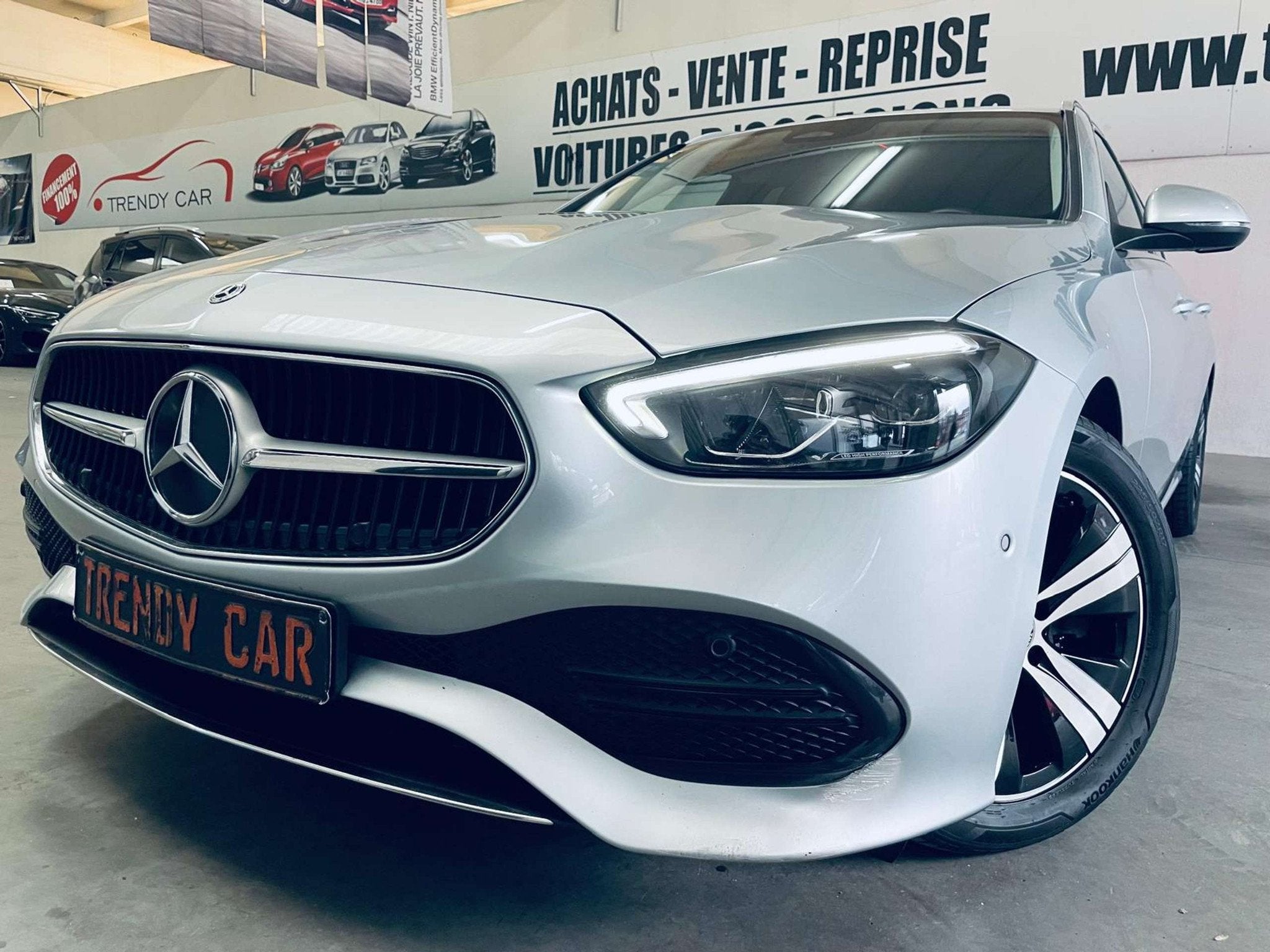 Mercedes-Benz C-Klasse 200 d Break NAVI+LED+CAMERA+CARNET+GA, Argent ou Gris, Achat, Entreprise, https://public.car-pass.be/vhr/52b02757-4c81-42c9-924b-712a025deeba