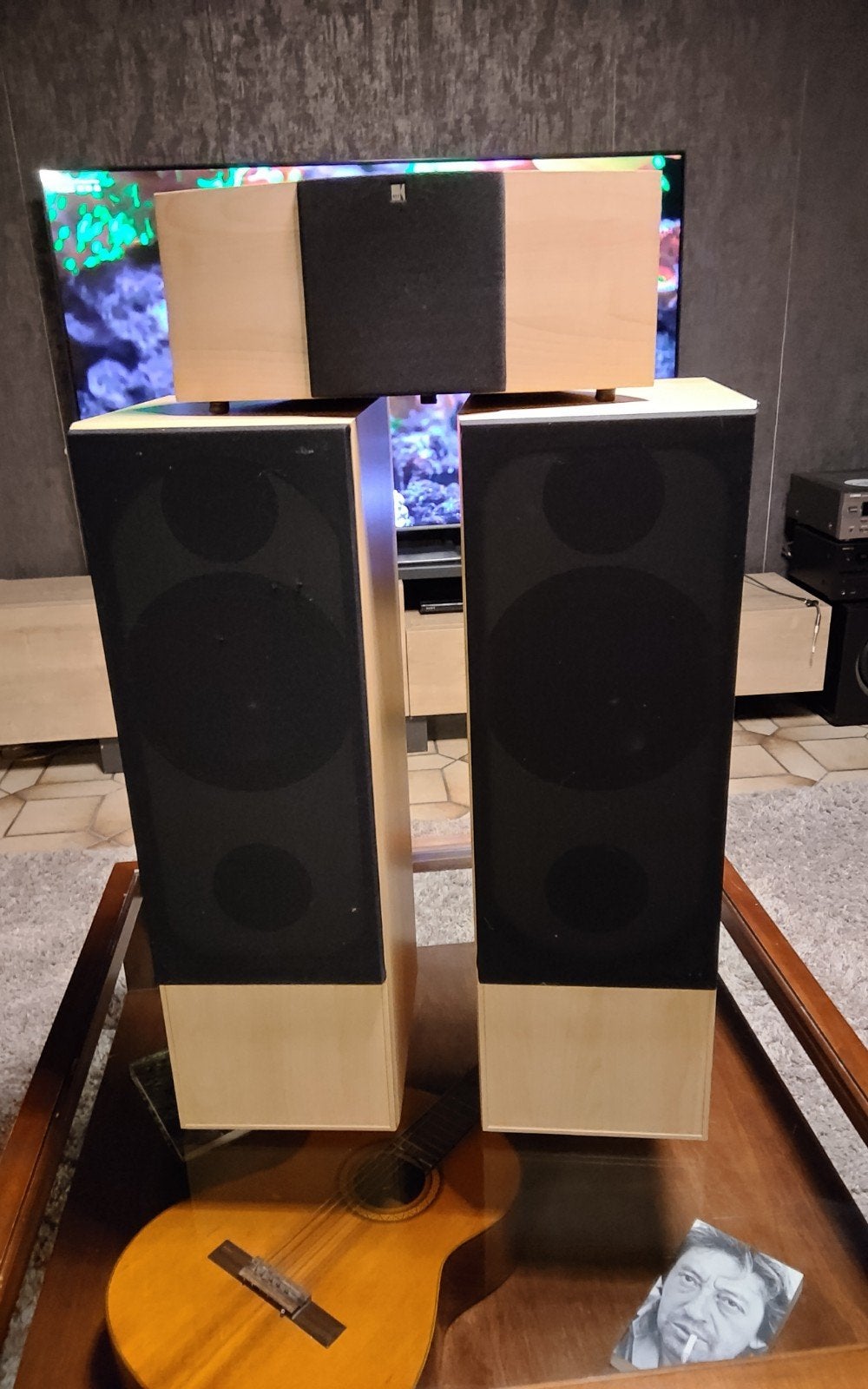 Ensemble Nubert type 400/ Kef IQ sp3505., TV, Hi-fi & Vidéo, Enlèvement, KEF