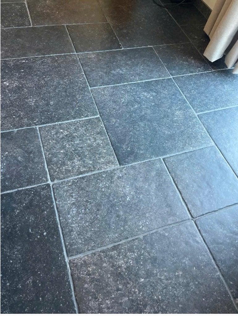 Pierre bleu 58m2, Ophalen, Nieuw, Hardsteen, Vloertegels