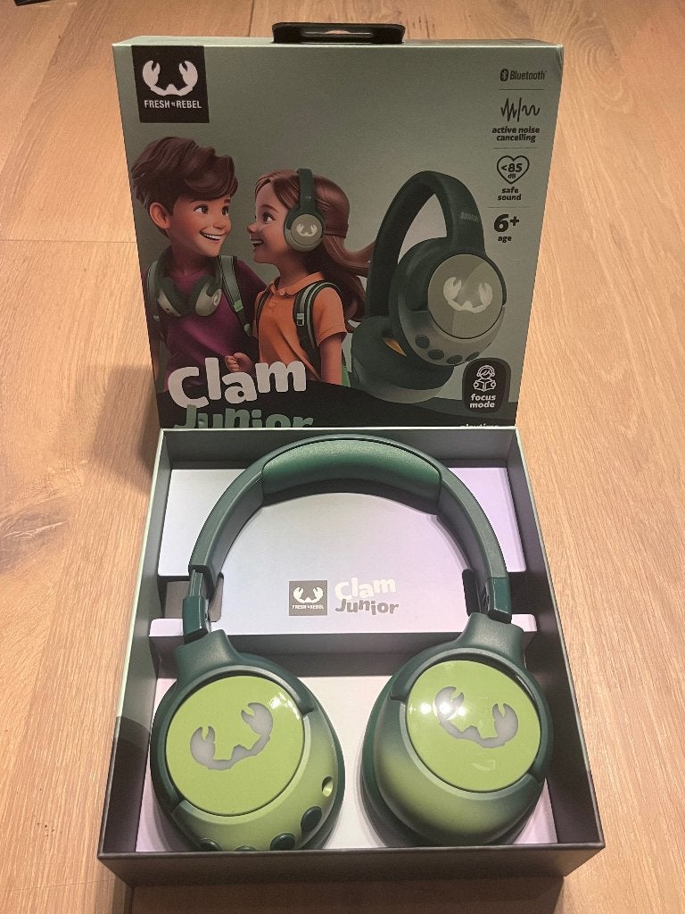 Draadloze over-ear koptelefoon kids (noise cancelling), Audio, Tv en Foto, Hoofdtelefoons, Fresh 'n Rebel, Nieuw, Ophalen of Verzenden