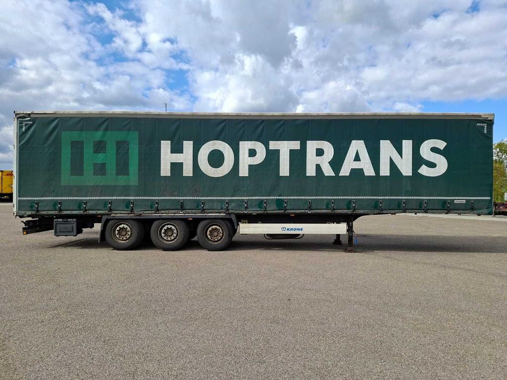 2018 Krone Oplegger/schuifzeiltrailer - 3 assen - 39T, Auto's, Vrachtwagens, Overige brandstoffen, Bedrijf, Aanhangers en Opleggers