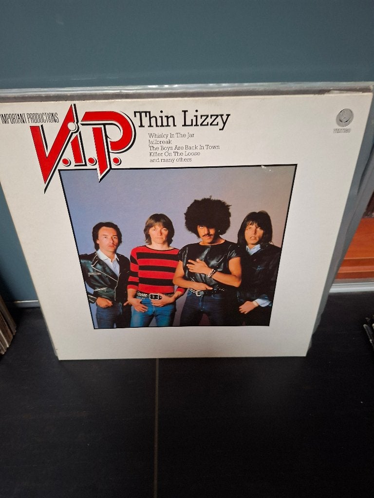 lp - thin lizzy - v.i.p., CD & DVD, Enlèvement ou Envoi, Utilisé, Hard rock, Pochette photo