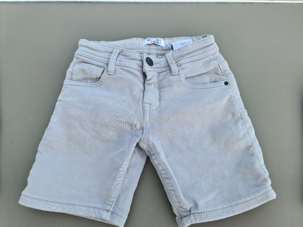beige korte broek, Fish & Chips, 116, Kinderen en Baby's, Kinderkleding | Maat 116, Ophalen, Zo goed als nieuw, Broek