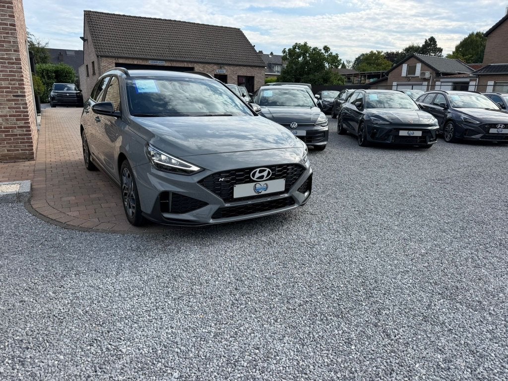 Hyundai i30 CW 1.0 T-GDi N-Line 5J/GARANTIE NIEUW 0KM, Autos, Hyundai, Argent ou Gris, 998 cm³, Euro 6, Entreprise