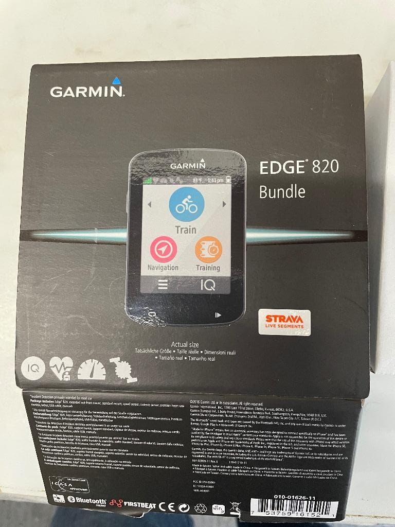 Garmin edge 820 bundel, Ophalen, Gebruikt