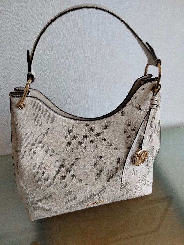 HANDTAS MICHAEL KORS, Handtassen en Accessoires, Tassen | Damestassen, Ophalen, Zo goed als nieuw, Beige, Handtas