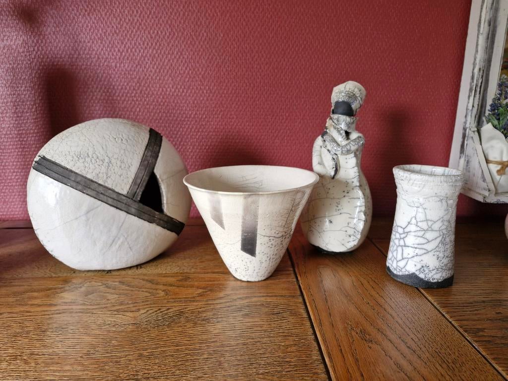 Lot céramique RAKU  artisanal, Enlèvement ou Envoi