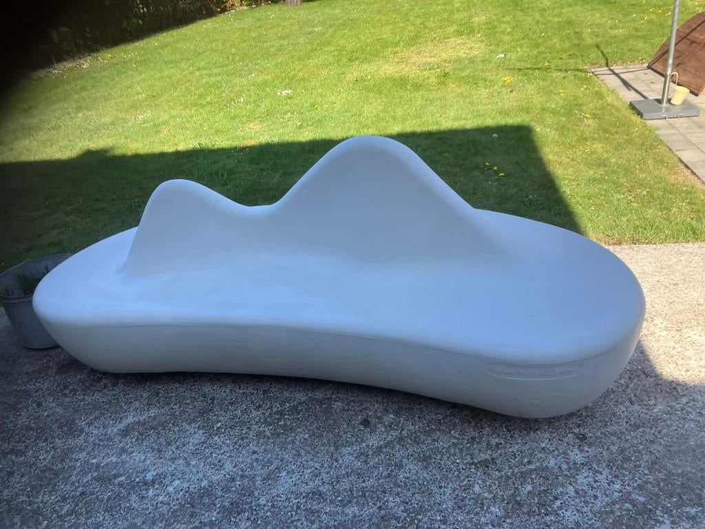 Design tuinbank, Tuin en Terras, Ophalen, Zo goed als nieuw
