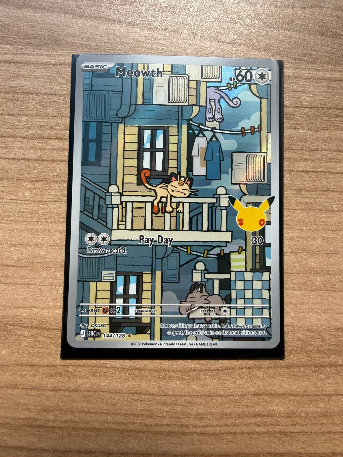 Meowth (30C 144), Ophalen of Verzenden, Zo goed als nieuw